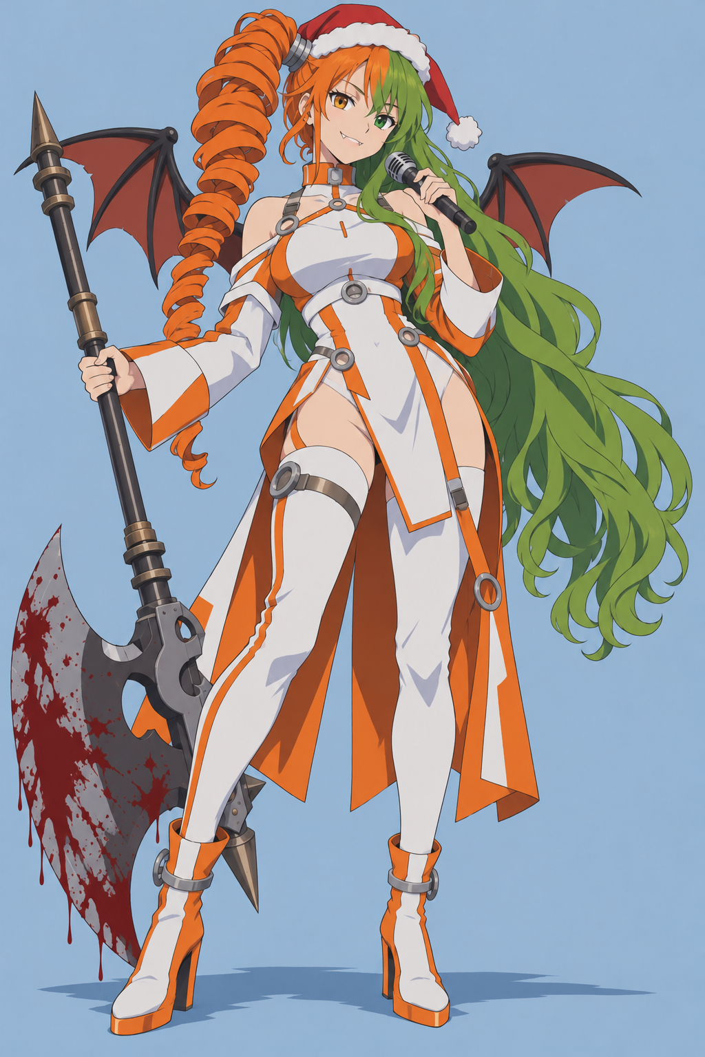 Fifty in TV anime style
